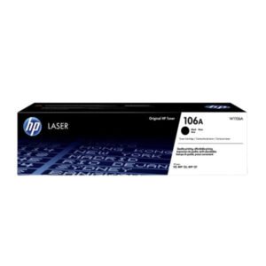 HP 106A Black Original Laser Toner Cartridge (W1106A)